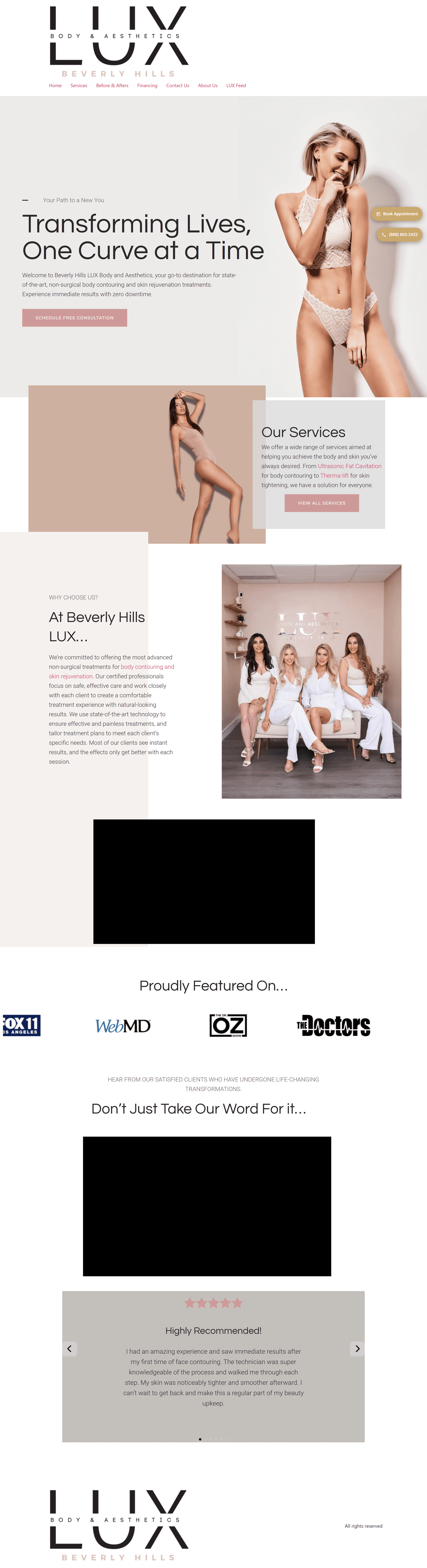 BH LUX Clinic Homepage
